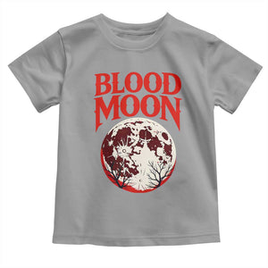 Retro Blood Moon Graphic Toddler T Shirt Mystic Celestial Gothic Astronomy Art TS02 Sport Gray Print Your Wear