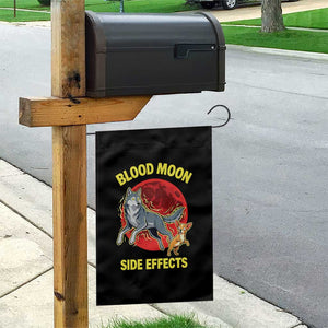 Funny Blood Moon Side Effects Wolf and Chihuahua Dog Humor Graphic Garden Flag TS02 Print Your Wear