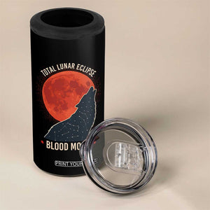 Total Lunar Eclipse March 3 2026 4 in 1 Can Cooler Tumbler Constellation Wolf Souvenir Graphic TS02 Print Your Wear
