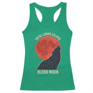 Total Lunar Eclipse March 3 2026 Racerback Tank Top Constellation Wolf Souvenir Graphic TS02 Irish Green Print Your Wear