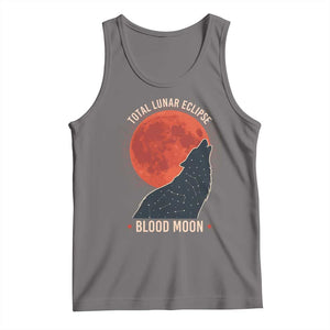 Total Lunar Eclipse March 3 2026 Tank Top Constellation Wolf Souvenir Graphic TS02 Deep Heather Print Your Wear
