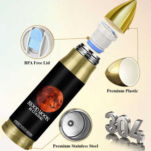 Blood Moon Is Coming Spooky Halloween Bullet Tumbler Flying Bats Gothic Dark Horror Graphic TS02 Print Your Wear