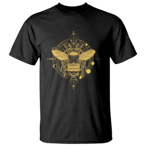 Celestial Entomology Bumblebee T Shirt Spiritual Bee Lover Geometric TS02 Black Print Your Wear