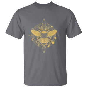Celestial Entomology Bumblebee T Shirt Spiritual Bee Lover Geometric TS02 Charcoal Print Your Wear