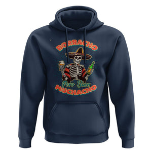 Funny Drinking Lover Spanish Hoodie Latino Borracho Pero Buen Muchacho TS02 Navy Print Your Wear