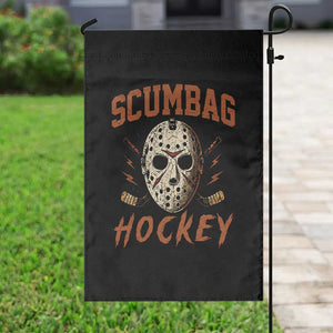 Scumbag Hockey Goalie Mask Distressed Sports Graphic Garden Flag TS02 Print Your Wear