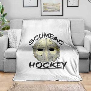 Scumbag Hockey Goalie Mask Vintage Graphic Throw Blanket TS02 Print Your Wear