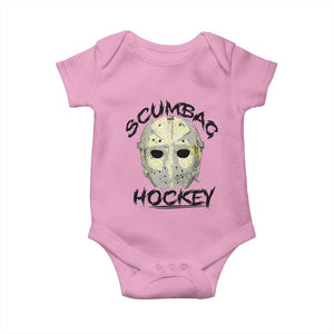 Scumbag Hockey Goalie Mask Vintage Graphic Baby Onesie TS02 Light Pink Print Your Wear