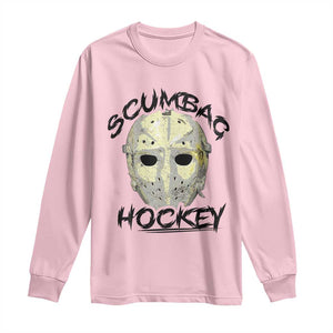 Scumbag Hockey Goalie Mask Vintage Graphic Long Sleeve Shirt TS02 Light Pink Print Your Wear