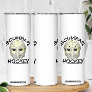 Scumbag Hockey Goalie Mask Vintage Graphic Skinny Tumbler TS02 Print Your Wear