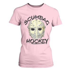 Scumbag Hockey Goalie Mask Vintage Graphic T Shirt For Women TS02 Light Pink Print Your Wear