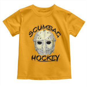 Scumbag Hockey Goalie Mask Vintage Graphic Toddler T Shirt TS02 Gold Print Your Wear