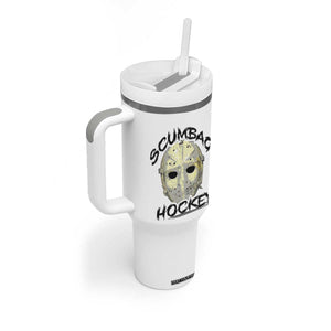 Scumbag Hockey Goalie Mask Vintage Graphic Tumbler With Handle TS02 Print Your Wear