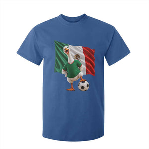 Funny Screaming Merlin the Duck T Shirt For Kid Mexico Soccer Flag Football Fans