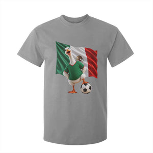 Funny Screaming Merlin the Duck T Shirt For Kid Mexico Soccer Flag Football Fans