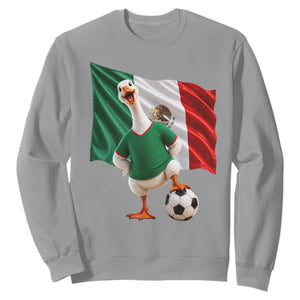 Funny Screaming Merlin the Duck Sweatshirt Mexico Soccer Flag Football Fans