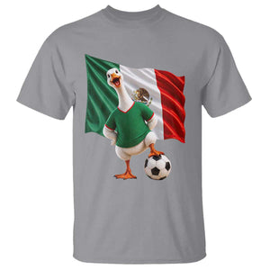 Funny Screaming Merlin the Duck T Shirt Mexico Soccer Flag Football Fans
