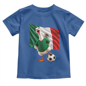 Funny Screaming Merlin the Duck Toddler T Shirt Mexico Soccer Flag Football Fans