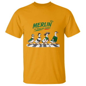 Merlin the Ducks Crosswalk Walk Parody T Shirt El Idolo Del Barrio Mexico Duck Soccer Football Fans