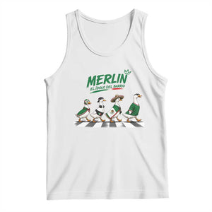 Merlin the Ducks Crosswalk Walk Parody Tank Top El Idolo Del Barrio Mexico Duck Soccer Football Fans