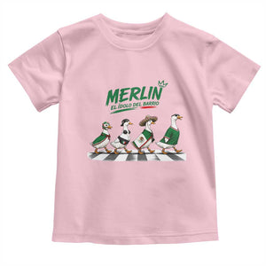 Merlin the Ducks Crosswalk Walk Parody Toddler T Shirt El Idolo Del Barrio Mexico Duck Soccer Football Fans