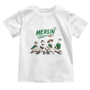 Merlin the Ducks Crosswalk Walk Parody Toddler T Shirt El Idolo Del Barrio Mexico Duck Soccer Football Fans