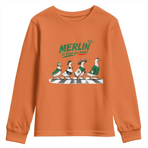 Merlin the Ducks Crosswalk Walk Parody Youth Sweatshirt El Idolo Del Barrio Mexico Duck Soccer Football Fans
