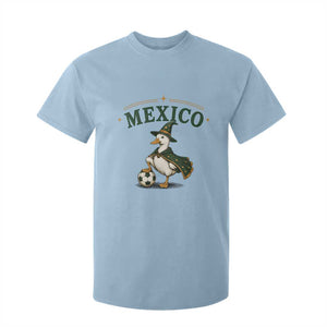 Vintage Mexico Soccer Wizard Duck Magical Fantasy T Shirt For Kid Retro Mexican Pride Football Fans