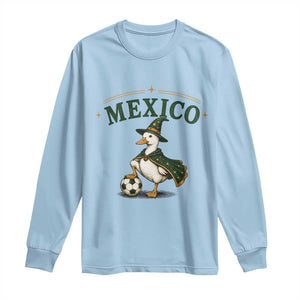 Vintage Mexico Soccer Wizard Duck Magical Fantasy Long Sleeve Shirt Retro Mexican Pride Football Fans