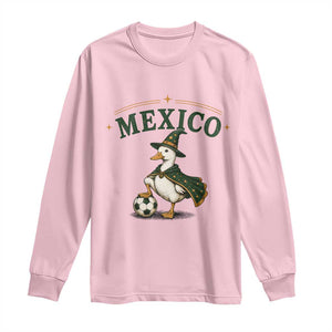 Vintage Mexico Soccer Wizard Duck Magical Fantasy Long Sleeve Shirt Retro Mexican Pride Football Fans