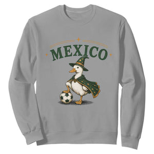 Vintage Mexico Soccer Wizard Duck Magical Fantasy Sweatshirt Retro Mexican Pride Football Fans