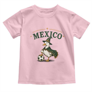 Vintage Mexico Soccer Wizard Duck Magical Fantasy Toddler T Shirt Retro Mexican Pride Football Fans