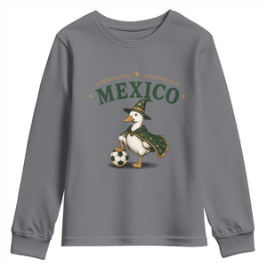 Vintage Mexico Soccer Wizard Duck Magical Fantasy Youth Sweatshirt Retro Mexican Pride Football Fans