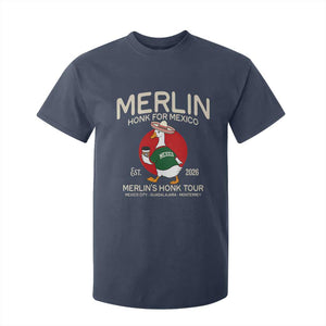 Merlin the Duck Honk Tour Mexico Retro Band Parody T Shirt For Kid Mexican Pride Soccer Locer Football Fans