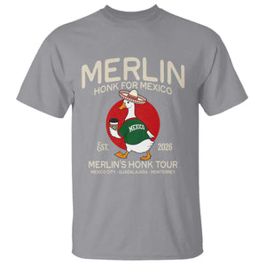 Merlin the Duck Honk Tour Mexico Retro Band Parody T Shirt Mexican Pride Soccer Locer Football Fans