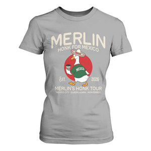 Merlin the Duck Honk Tour Mexico Retro Band Parody T Shirt For Women Mexican Pride Soccer Locer Football Fans