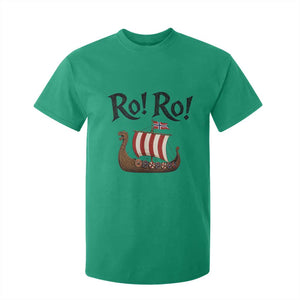 Funny Norwegian Viking Longship Ro Ro T Shirt For Kid Retro Norge Norway Flag Football Fans TS02 Irish Green Print Your Wear