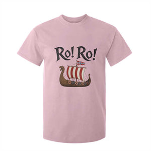 Funny Norwegian Viking Longship Ro Ro T Shirt For Kid Retro Norge Norway Flag Football Fans TS02 Light Pink Print Your Wear