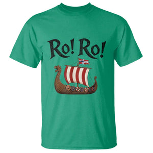 Funny Norwegian Viking Longship Ro Ro T Shirt Retro Norge Norway Flag Football Fans TS02 Irish Green Print Your Wear