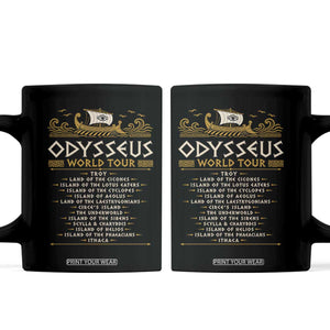 Odysseus World Tour Epic Journey Coffee Mug Funny Greek Mythology Odyssey History Gift