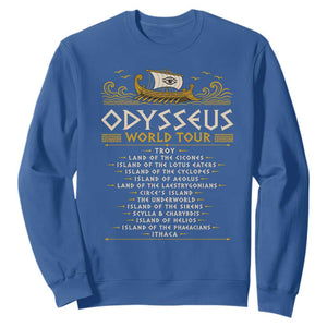 Odysseus World Tour Epic Journey Sweatshirt Funny Greek Mythology Odyssey History Gift