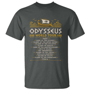 Odysseus World Tour Epic Journey T Shirt Funny Greek Mythology Odyssey History Gift
