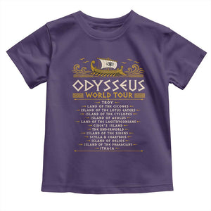 Odysseus World Tour Epic Journey Toddler T Shirt Funny Greek Mythology Odyssey History Gift