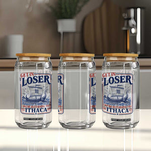 Funny Odysseus Journey Epic Odyssey Parody Glass Can Retro Get In Loser Returning To Ithaca Greek Mythology Meme