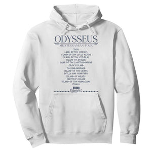 Odysseus Mediterranean Tour Hoodie Funny Greek Mythology Ancient History Graphic