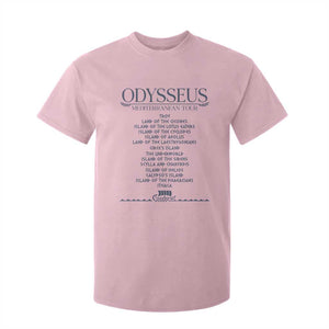 Odysseus Mediterranean Tour T Shirt For Kid Funny Greek Mythology Ancient History Graphic