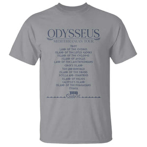 Odysseus Mediterranean Tour T Shirt Funny Greek Mythology Ancient History Graphic