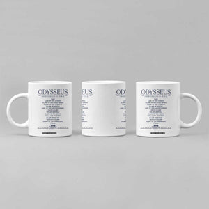 Odysseus Mediterranean Tour Coffee Mug Funny Greek Mythology Ancient History Graphic