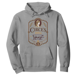 Circes BBQ Funny Greek Mythology Dark Humor Hoodie Slow Smoked Legendary Flavor Odysseus Pigs Odyssey Parody