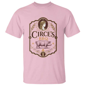 Circes BBQ Funny Greek Mythology Dark Humor T Shirt Slow Smoked Legendary Flavor Odysseus Pigs Odyssey Parody